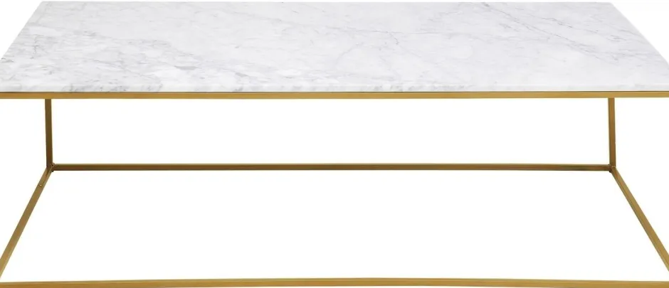 Stolik Kawowy Key West 120x60 Cm Biało-złoty*KARE Design Hot