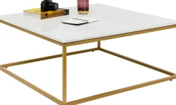 Stolik Kawowy Key West 90x90 Cm Biało-złoty*KARE Design Online