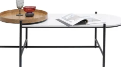 Stolik Kawowy Layered 128x55 Cm - Blat Marmur*KARE Design Discount