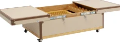 Stolik Kawowy Na Kółkach Rozkładany Tapicerowany 120x75 Cm*KARE Design Discount