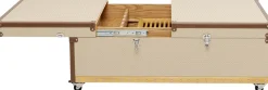 Stolik Kawowy Na Kółkach Rozkładany Tapicerowany 120x75 Cm*KARE Design Discount
