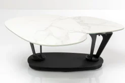 Stolik Kawowy Obrotowy Franklin 150x58 Cm Blaty Szklane*KARE Design