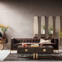 Stolik Kawowy Osaka 137x77 Cm Brązowy*KARE Design Hot