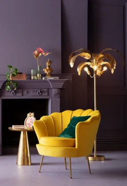 Stolik Kawowy Plateau Uno Ø45 Cm Mosiężny*KARE Design Sale