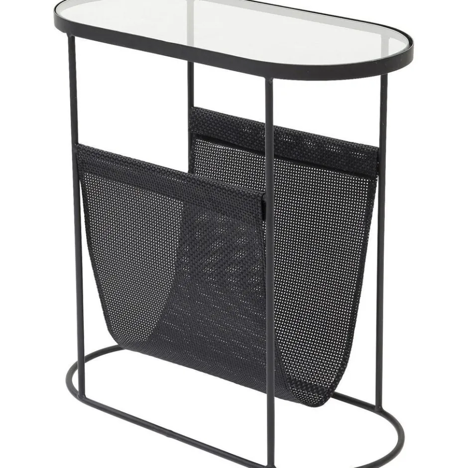 Stolik Mesh Journal 54x25 Cm Czarny*KARE Design Online