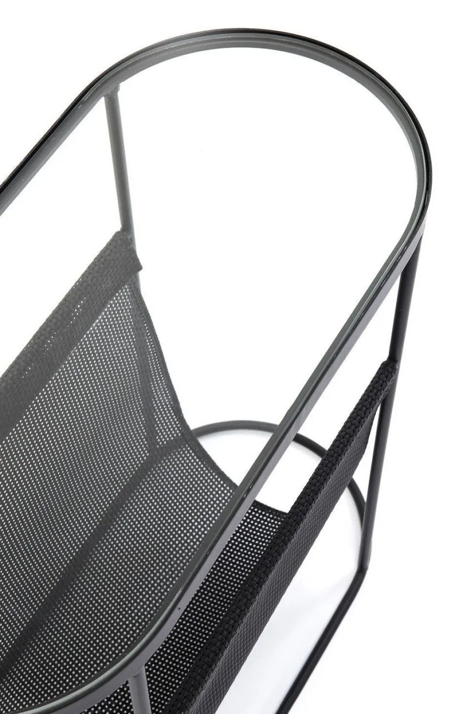 Stolik Mesh Journal 54x25 Cm Czarny*KARE Design Online