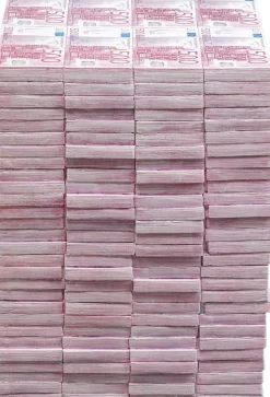 Stolik Pomocniczy Banknoty Euro 29x38 Cm*KARE Design Best