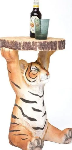 Stolik Tiger 37x35 Cm Kolorowy*KARE Design Clearance