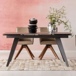 Stół Rozkładany Amsterdam 160-240x90 Cm Szary*KARE Design Sale