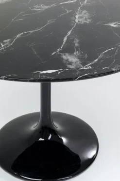 Stół Solo Marble ∅110x76 Cm Czarny*KARE Design Best