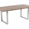 Stół Symphony Walnut 180x90 Cm Akacja Nogi Chromowe*KARE Design Discount