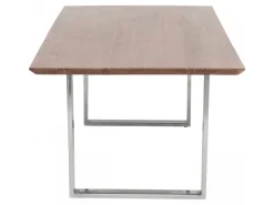 Stół Symphony Walnut 180x90 Cm Akacja Nogi Chromowe*KARE Design Discount