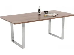 Stół Symphony Walnut 180x90 Cm Akacja Nogi Chromowe*KARE Design Discount