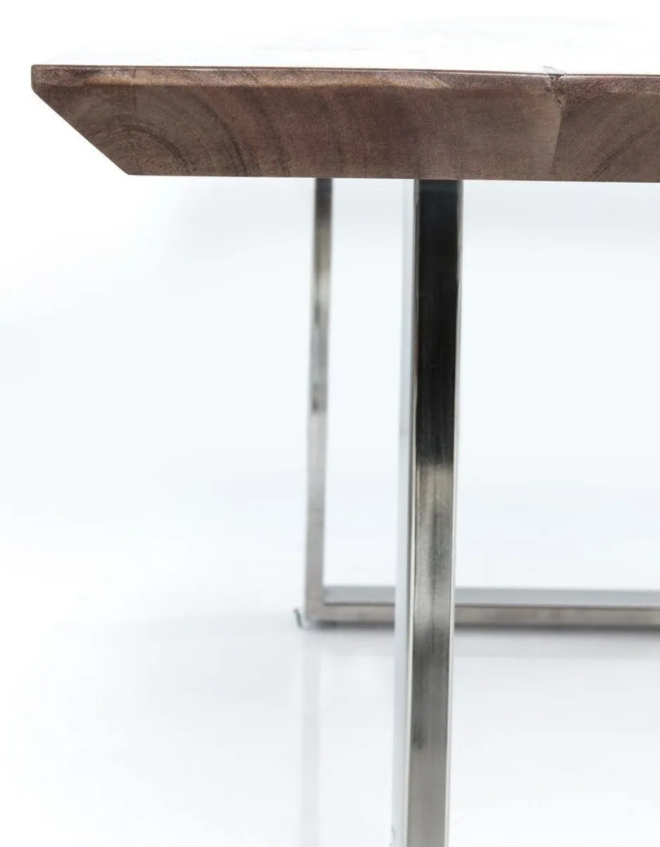 Stół Symphony Walnut 180x90 Cm Akacja Nogi Chromowe*KARE Design Discount