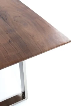 Stół Symphony Walnut 180x90 Cm Akacja Nogi Chromowe*KARE Design Discount