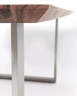 Stół Symphony 200x100 Cm Akacja Nogi Chromowe*KARE Design
