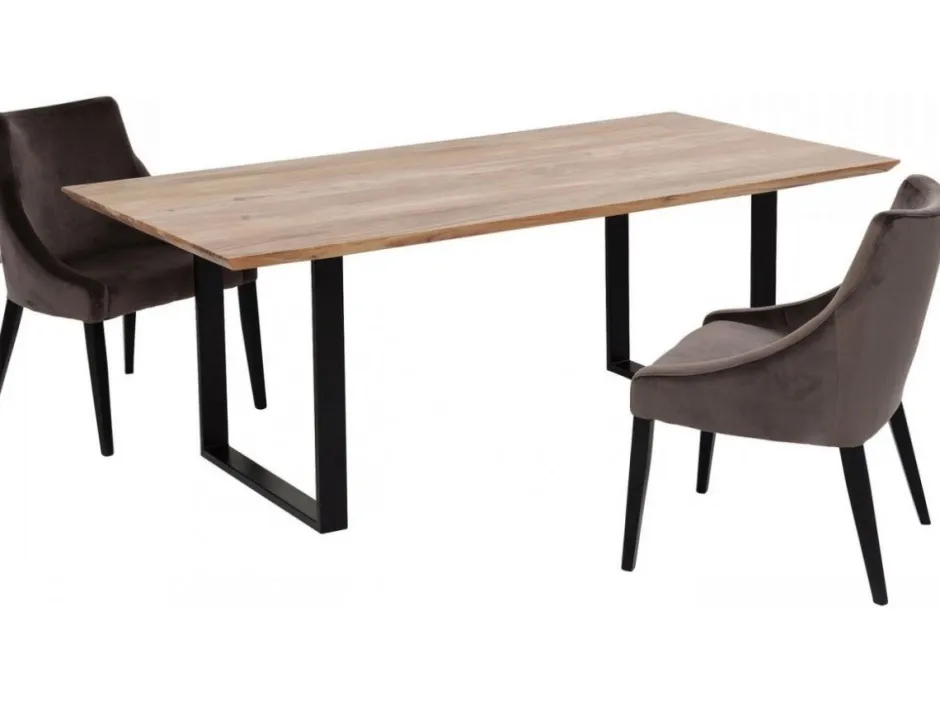Stół Symphony 180x90 Cm Akacja Nogi Czarne*KARE Design Hot