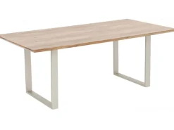 Stół Symphony 180x90 Cm Akacja Nogi Srebrne*KARE Design Discount