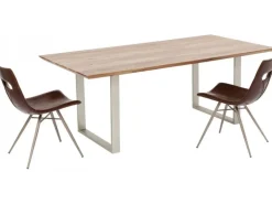 Stół Symphony 180x90 Cm Akacja Nogi Srebrne*KARE Design Discount