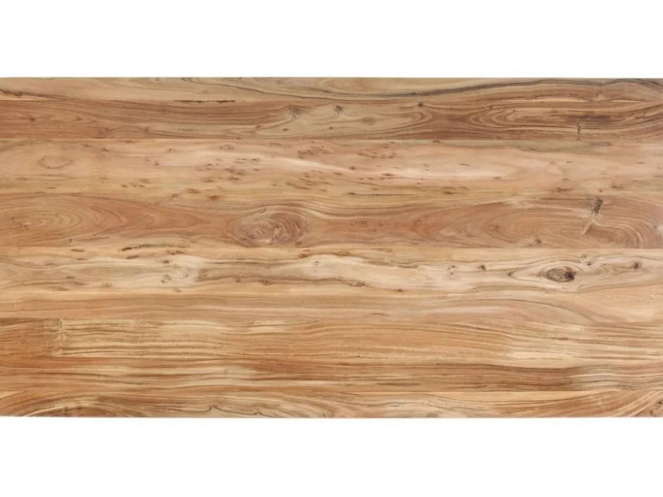 Stół Symphony 180x90 Cm Akacja Nogi Srebrne*KARE Design Discount