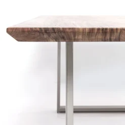 Stół Symphony 180x90 Cm Akacja Nogi Srebrne*KARE Design Discount