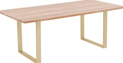 Stół Symphony 200x100 Cm Akacja - Nogi Złote*KARE Design Sale