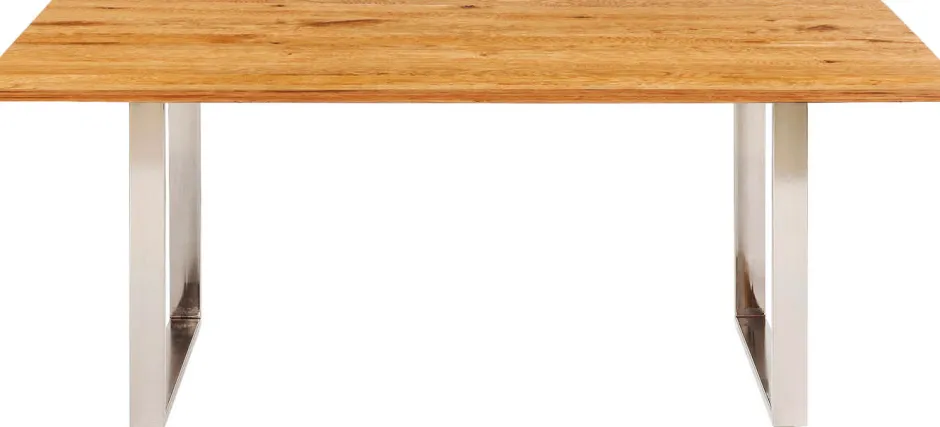 Stół Symphony 200x100 Cm Dąb - Nogi Chromowe*KARE Design Online
