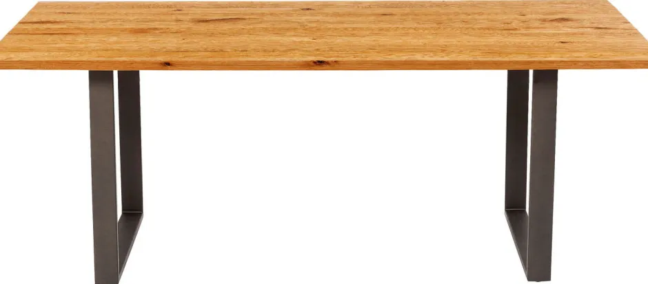 Stół Symphony 180x90 Cm Dąb - Nogi Stalowe*KARE Design Clearance