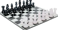 Szachy Szkło Hartowane Ręczne Wykonanie 60x60 Cm*KARE Design Outlet