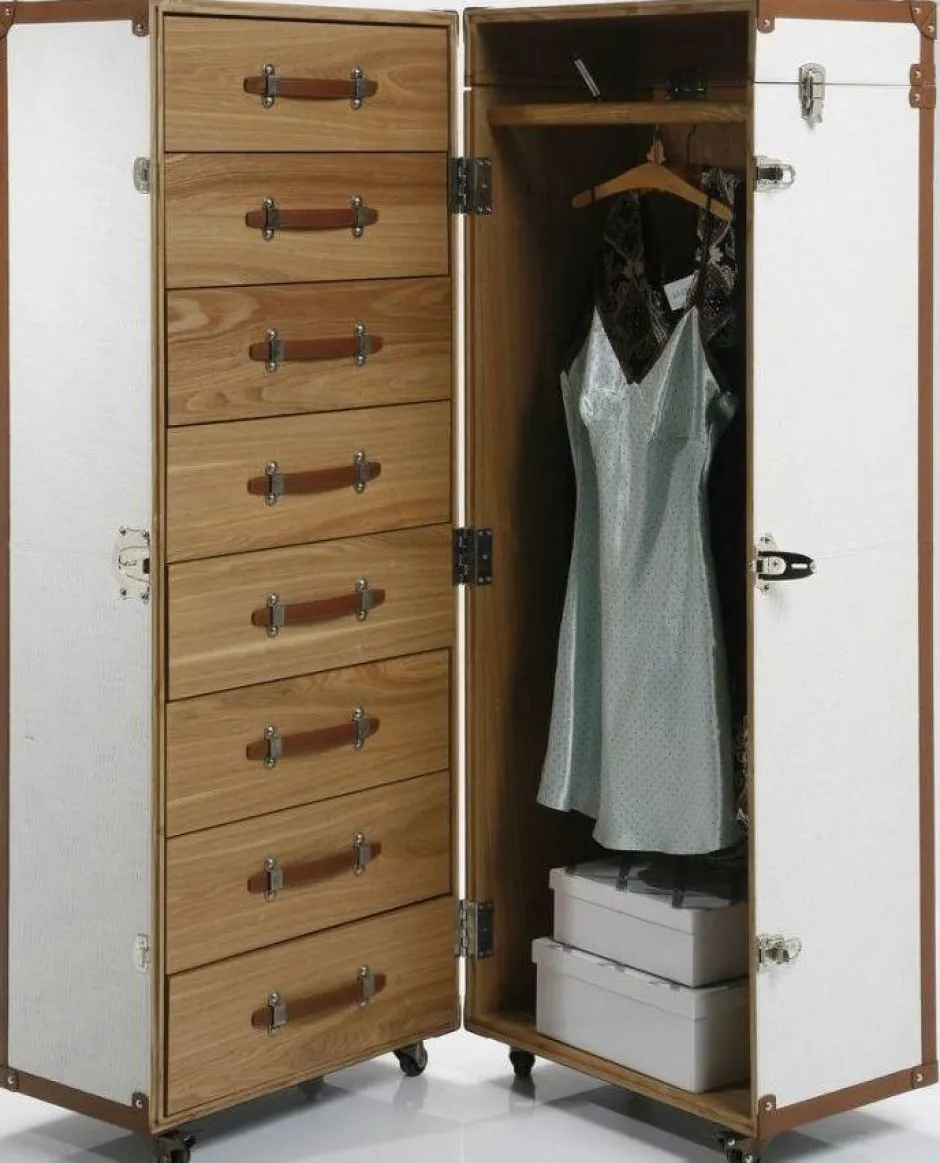 Szafa Cosmopolitan 63x145 Cm Biało-brązowa*KARE Design New