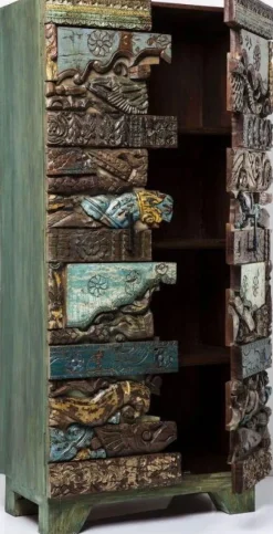 Szafa Shanti Surprise Puzzle 85x180 Cm Kolorowa*KARE Design Hot