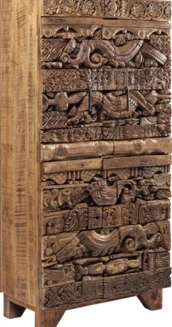 Szafa Shanti Surprise Puzzle 85x180 Cm Drewniana*KARE Design Hot