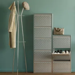 Szafka Na Buty Caruso MO 50x103 Cm Srebrna*KARE Design Sale