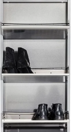 Szafka Na Buty Caruso MO 50x103 Cm Srebrna*KARE Design Sale