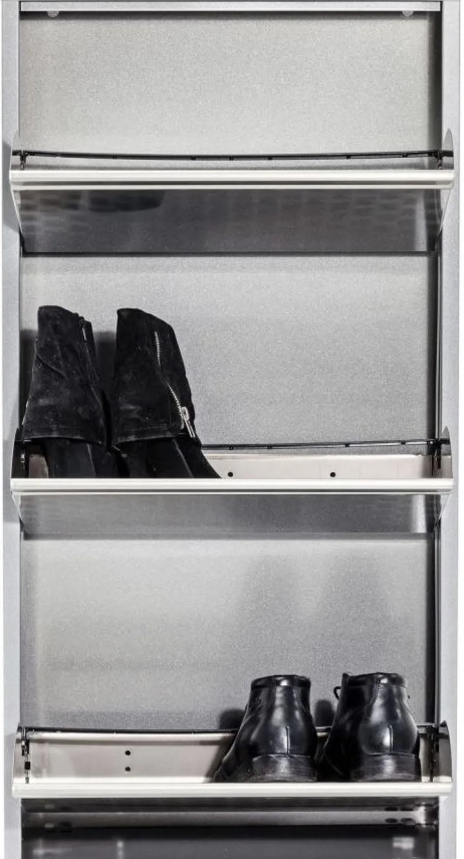 Szafka Na Buty Caruso MO 50x103 Cm Srebrna*KARE Design Sale