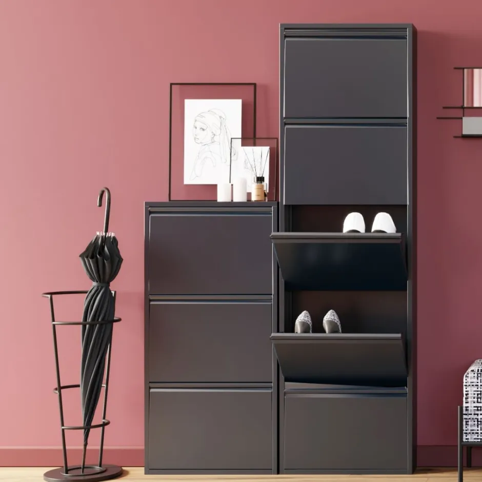 Szafka Na Buty Caruso 50x170 Cm Antracytowa*KARE Design Outlet