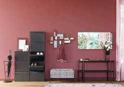 Szafka Na Buty Caruso 50x170 Cm Antracytowa*KARE Design Outlet