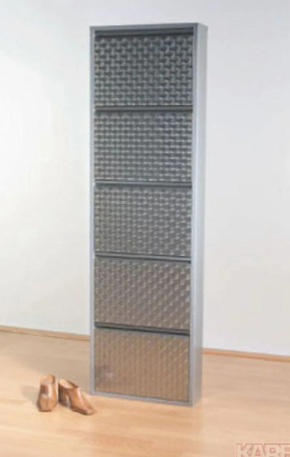 Szafka Na Buty Caruso 50x170 Cm Srebrna*KARE Design Best