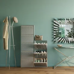 Szafka Na Buty Caruso 50x103 Cm Srebrna*KARE Design Online