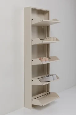 Szafka Na Buty Stalowa Kremowa 5 Przegródek 50x173 Cm*KARE Design Hot