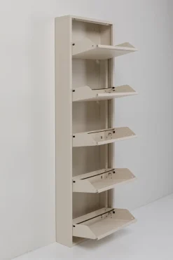 Szafka Na Buty Stalowa Kremowa 5 Przegródek 50x173 Cm*KARE Design Hot