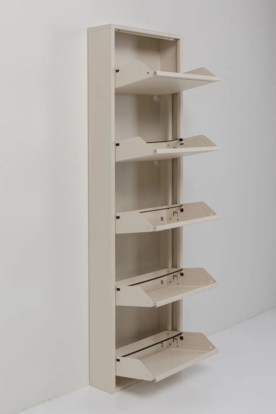 Szafka Na Buty Stalowa Kremowa 5 Przegródek 50x173 Cm*KARE Design Hot