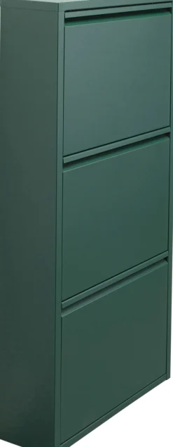 Szafka Na Buty Stalowa 3 Półki Kolor Zielony 50x103 Cm*KARE Design Discount