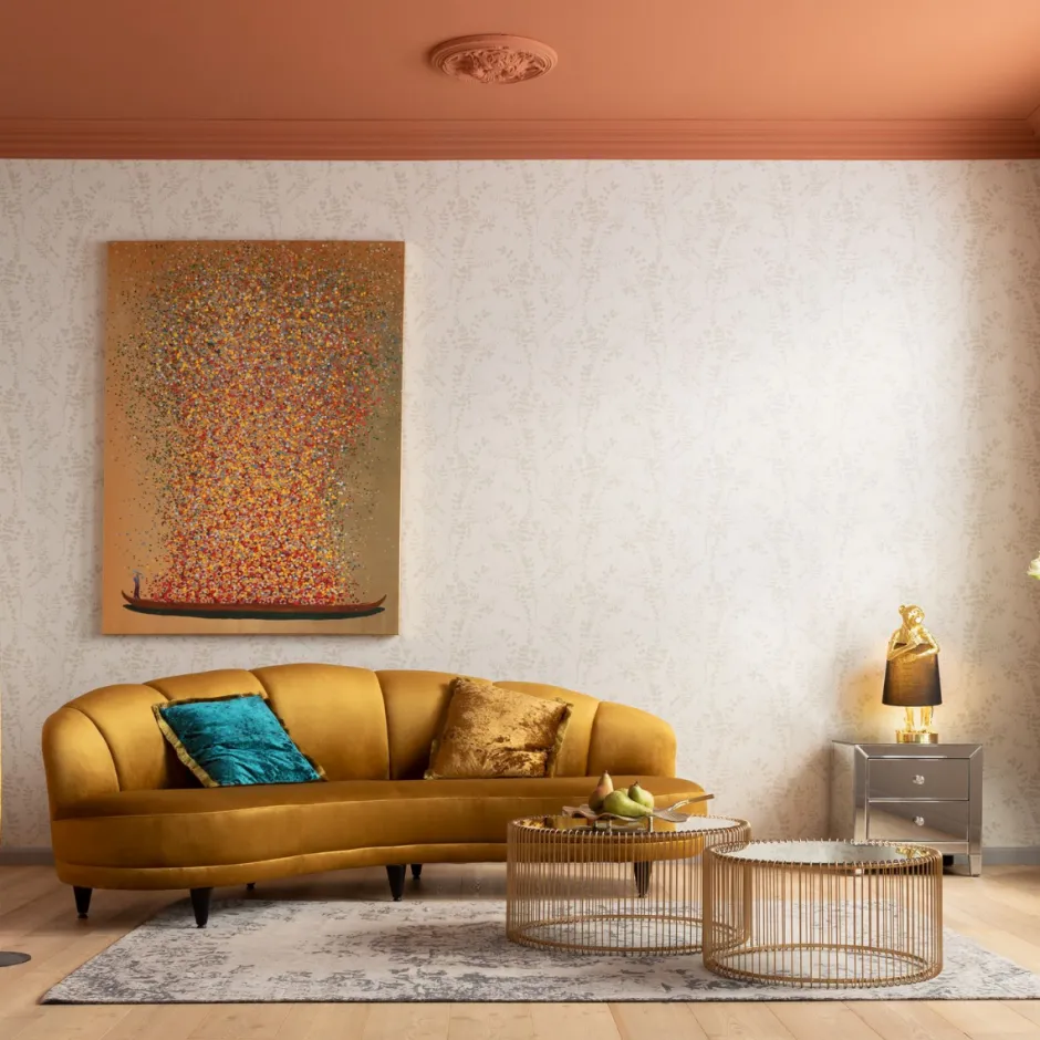Szafka Nocna Luxury Gold 2 49x50 Cm Szampańska*KARE Design New