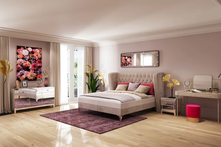 Szafka Nocna Luxury Gold 2 49x50 Cm Szampańska*KARE Design New
