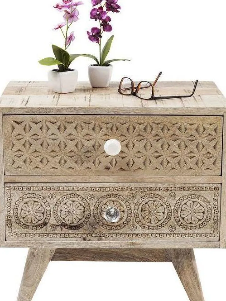 Szafka Nocna Puro 50x35 Cm Drewniana*KARE Design Outlet