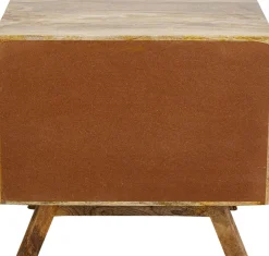 Szafka Nocna Z 2 Szufladami Drewno Mango Kolorowe Ornamenty 50x46 Cm*KARE Design New