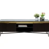 Szafka RTV Catalina 170x50 Cm Drewno Mango Ciemnobrązowe - Blat Marmur*KARE Design New