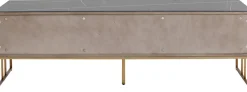 Szafka RTV Cesaro 160x50 Cm Naturalna - Blat Ceramika*KARE Design Online