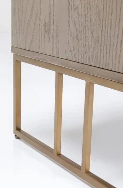 Szafka RTV Cesaro 160x50 Cm Naturalna - Blat Ceramika*KARE Design Online